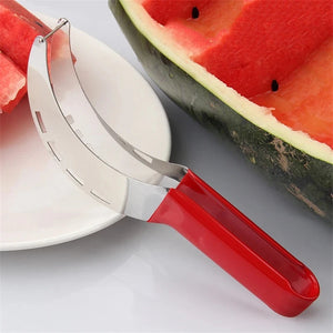 Stainless Steel Watermelon Cutter -
 Quick Cutting Tool for Salads, Fruits and Watermelons, Innovative Kitchen Accessory