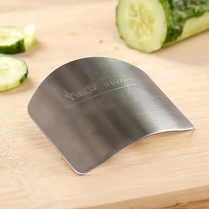 Stainless Steel Finger Guards -
 Finger Protector for Safe Cutting of Vegetables, Essential Kitchen Accessory (1 to 3 Pieces)